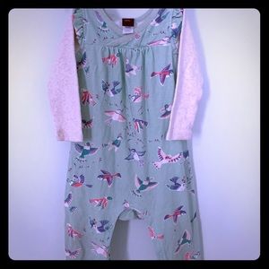 Tea Collection romper size 12-18 months